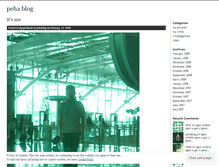 Tablet Screenshot of pehablog.wordpress.com