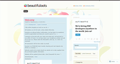 Desktop Screenshot of beautifuloots.wordpress.com