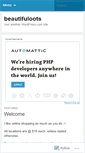 Mobile Screenshot of beautifuloots.wordpress.com