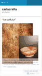 Mobile Screenshot of carlacrafts.wordpress.com