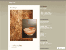 Tablet Screenshot of carlacrafts.wordpress.com