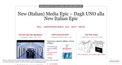 Desktop Screenshot of newmediaepic.wordpress.com