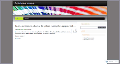 Desktop Screenshot of actricesnues.wordpress.com