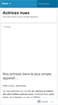 Mobile Screenshot of actricesnues.wordpress.com