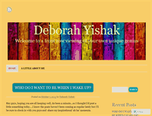 Tablet Screenshot of deborahyishak.wordpress.com