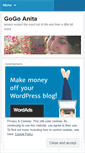 Mobile Screenshot of gogoanita.wordpress.com