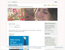 Tablet Screenshot of gogoanita.wordpress.com