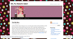 Desktop Screenshot of ohforsweetssake.wordpress.com