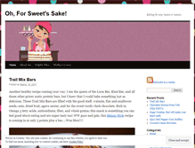 Tablet Screenshot of ohforsweetssake.wordpress.com