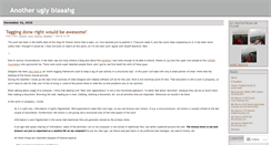 Desktop Screenshot of anotherugly.wordpress.com