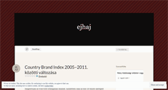 Desktop Screenshot of ejhaj.wordpress.com