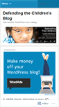 Mobile Screenshot of defendingthechildren.wordpress.com