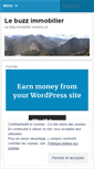 Mobile Screenshot of lebuzzimmobilier.wordpress.com