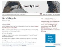 Tablet Screenshot of msswirlygirl.wordpress.com