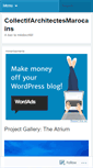 Mobile Screenshot of collectifarchitectesmarocains.wordpress.com