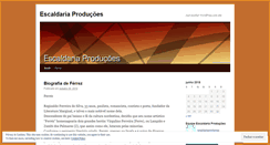 Desktop Screenshot of escaldariaproducoes.wordpress.com