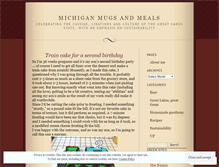 Tablet Screenshot of michiganmugsandmeals.wordpress.com