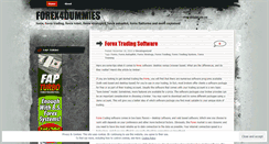 Desktop Screenshot of forex4dummies.wordpress.com