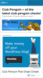 Mobile Screenshot of clubpingu.wordpress.com