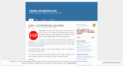 Desktop Screenshot of myeee.wordpress.com