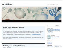 Tablet Screenshot of penc6hihst.wordpress.com