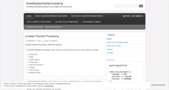 Desktop Screenshot of lonestarpaymentprocessing.wordpress.com