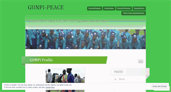 Desktop Screenshot of gunpipeace.wordpress.com