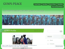 Tablet Screenshot of gunpipeace.wordpress.com