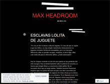 Tablet Screenshot of maximaxmaxamore.wordpress.com