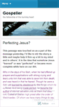 Mobile Screenshot of gospelier.wordpress.com