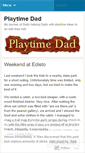 Mobile Screenshot of playtimedad.wordpress.com