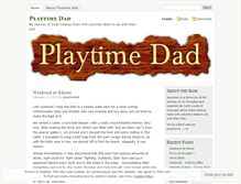 Tablet Screenshot of playtimedad.wordpress.com