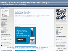 Tablet Screenshot of poejie13.wordpress.com