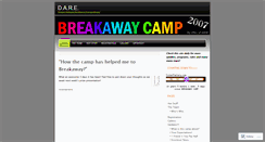 Desktop Screenshot of daretobreakaway.wordpress.com