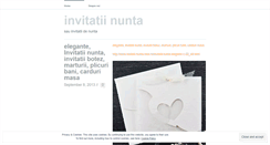 Desktop Screenshot of nuntainvitatii.wordpress.com