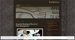 Desktop Screenshot of divineforklore.wordpress.com