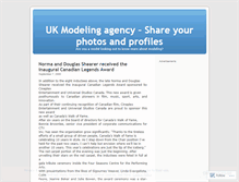 Tablet Screenshot of modelingagencyuk.wordpress.com