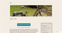 Desktop Screenshot of bikewithasweater.wordpress.com