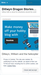 Mobile Screenshot of dillwyndragonstories.wordpress.com