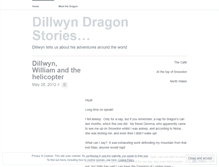 Tablet Screenshot of dillwyndragonstories.wordpress.com