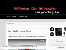 Tablet Screenshot of dicasdomundo.wordpress.com
