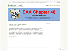 Tablet Screenshot of eaa48.wordpress.com