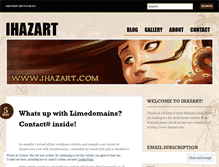 Tablet Screenshot of ihazart.wordpress.com