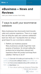 Mobile Screenshot of ebusinesspro.wordpress.com