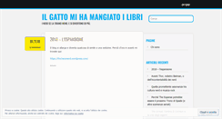 Desktop Screenshot of ilgattomihamangiatoilibri.wordpress.com