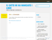Tablet Screenshot of ilgattomihamangiatoilibri.wordpress.com