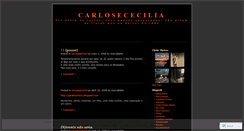 Desktop Screenshot of carlosececilia.wordpress.com