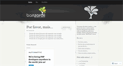 Desktop Screenshot of banzaroli.wordpress.com