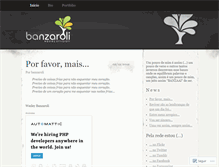 Tablet Screenshot of banzaroli.wordpress.com