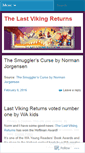 Mobile Screenshot of knutthelastviking.wordpress.com